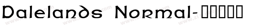Dalelands Normal字体转换